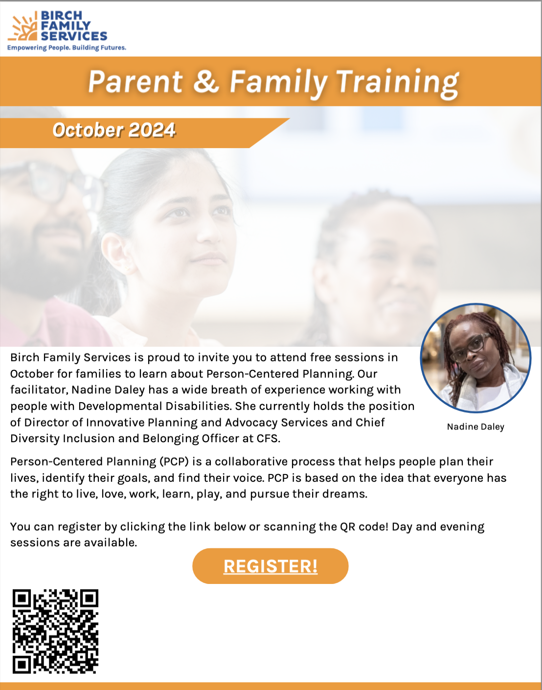 Birch Parent & Family Training Opportunities October 2024 – Brooklyn ...
