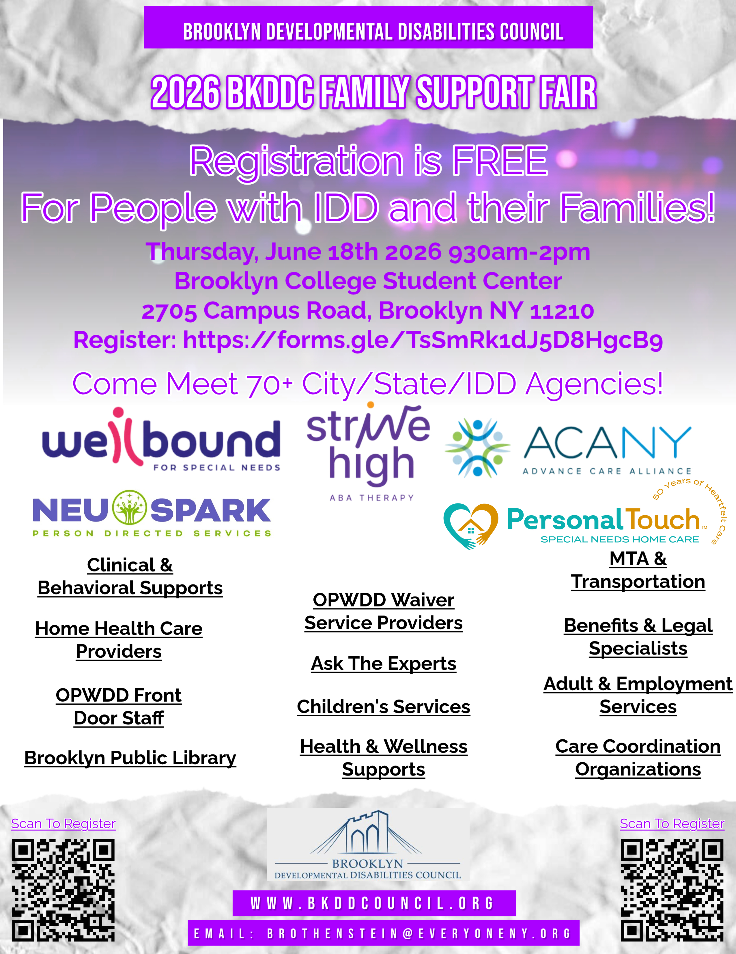 2026 BKDDC Family Support Fair – Brooklyn Developmental Disabilities ...