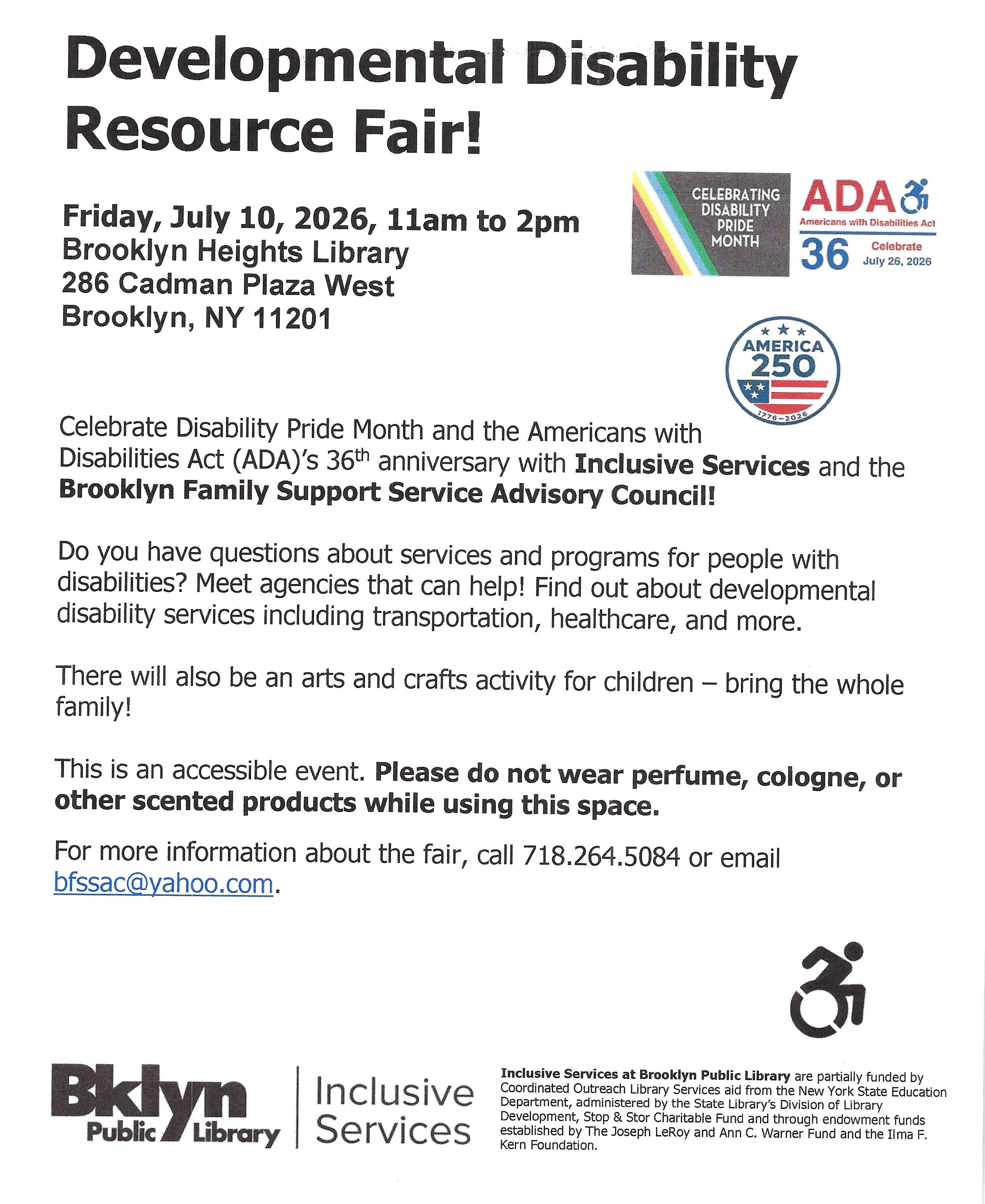 Brooklyn Developmental Disabilities Council – BKDDC is group of family ...